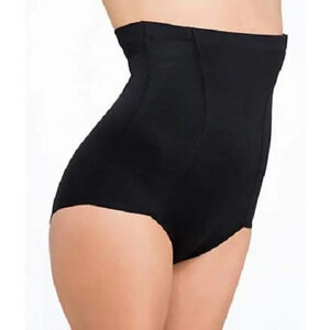 MEDIUM Maidenform 2053 Power Slimmers High-Waist Brief Black NWT ‎ New with